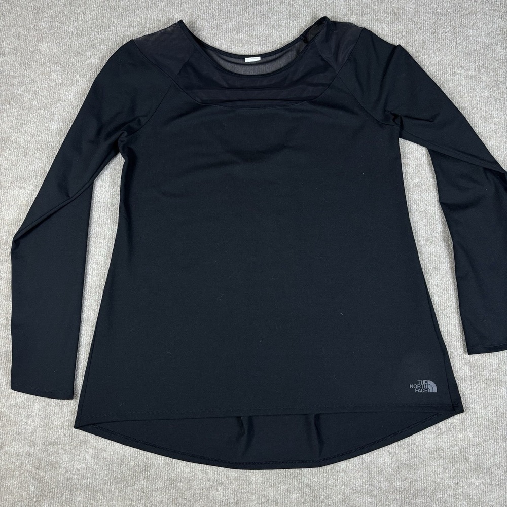 The‎ North Face Women's Black Long Sleeve Performance Athletic Top Size Unknown